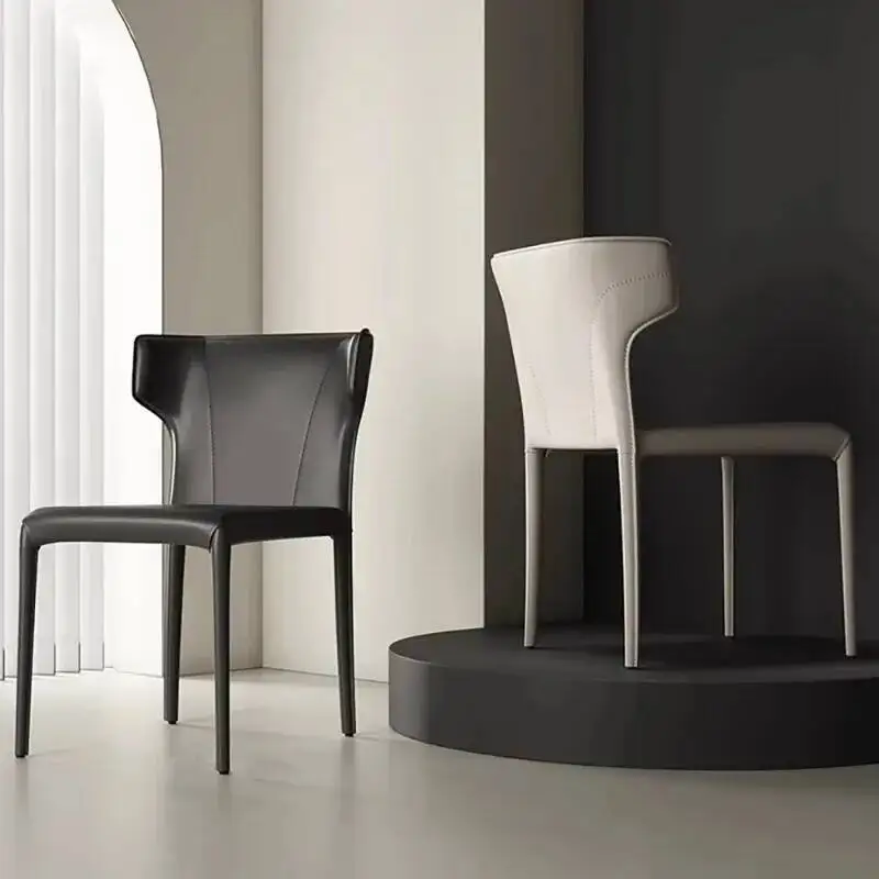 Comfortable Aesthetic Dining Chairs Trendy Modern Nordic Kitchen Dining Chairs Elastic Ergonomic Chaise Home Furniture