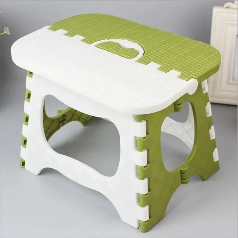 Plastic Folding Small Stool Portable Thickened Household Space-saving Outdoor Fishing Bench Horse Chair Lightweight Shrink image 4