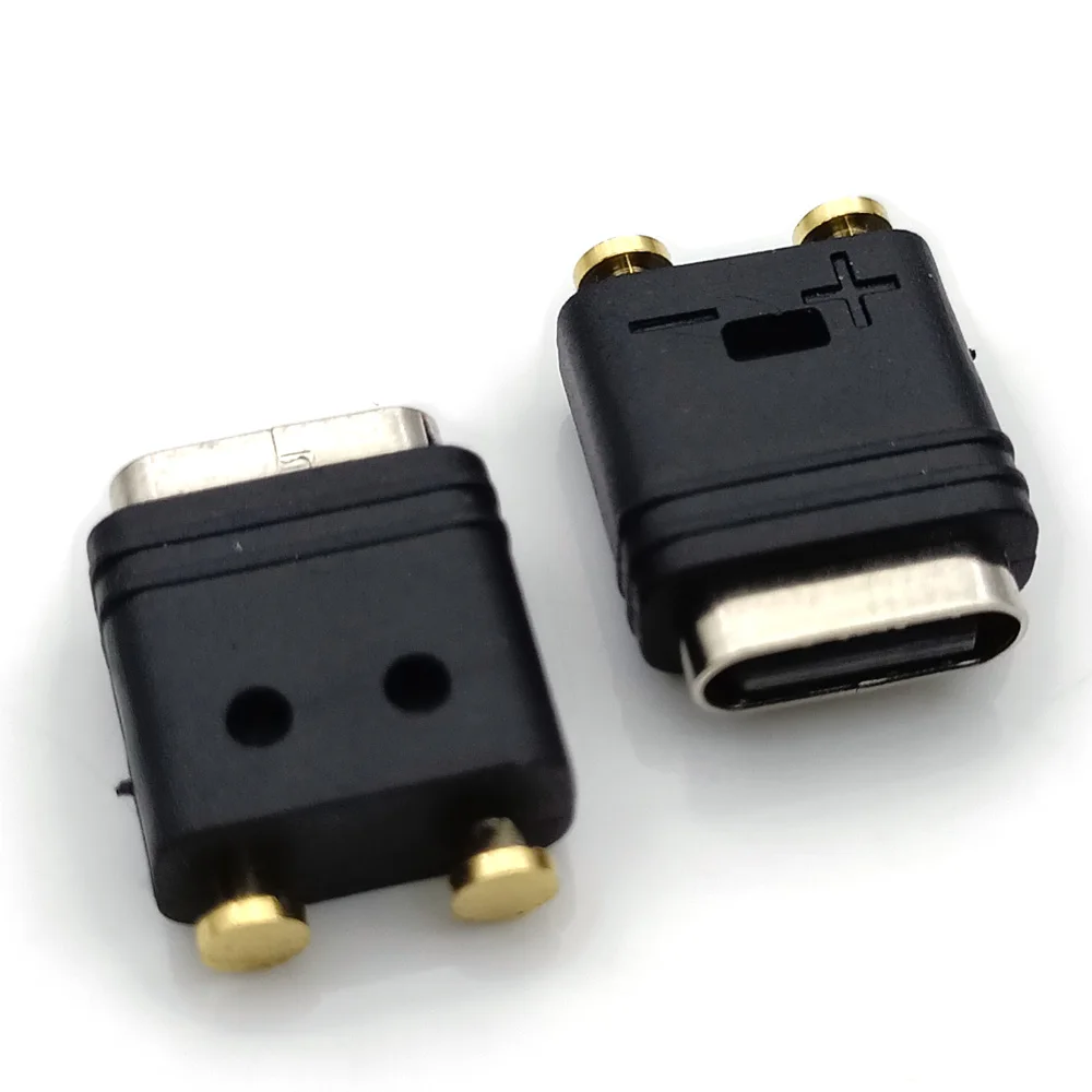 필립스 면도기용 고전류 충전 커넥터, C타입 전원 어댑터 잭, 2 코어 T 필러 플러그, 2 핀 USB C 5A