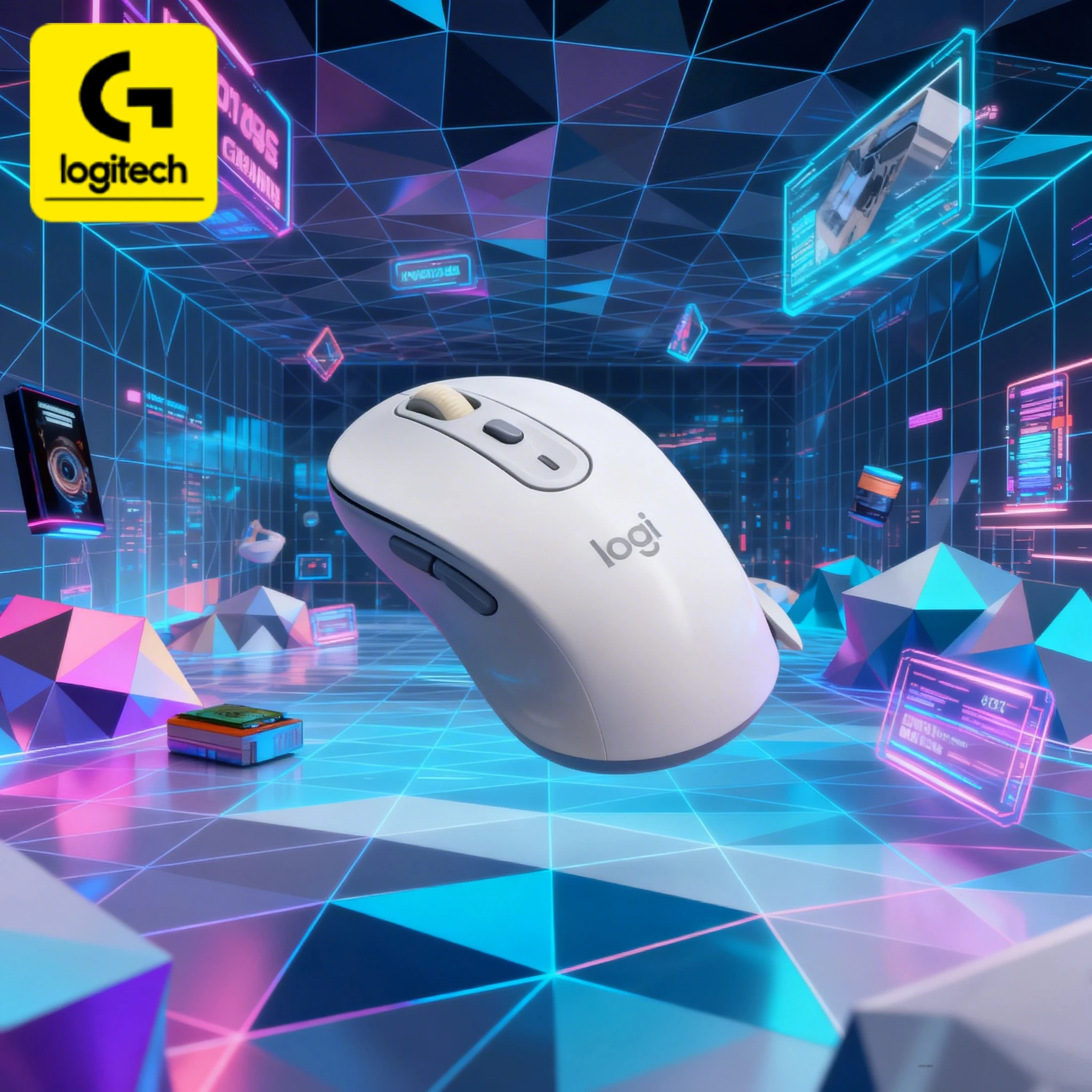 Logitech M750/M650L Dual-Mode Silent Mouse: Portable for Business Use, Suitable for Multiple Office Scenarios Including Laptops