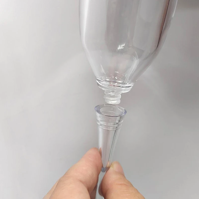Disposable Wine Cups Plastic Champagne Flutes Sparkling Champagne Bar Cups Weddings Home Party Cocktail Red Wine Goblet 150ml