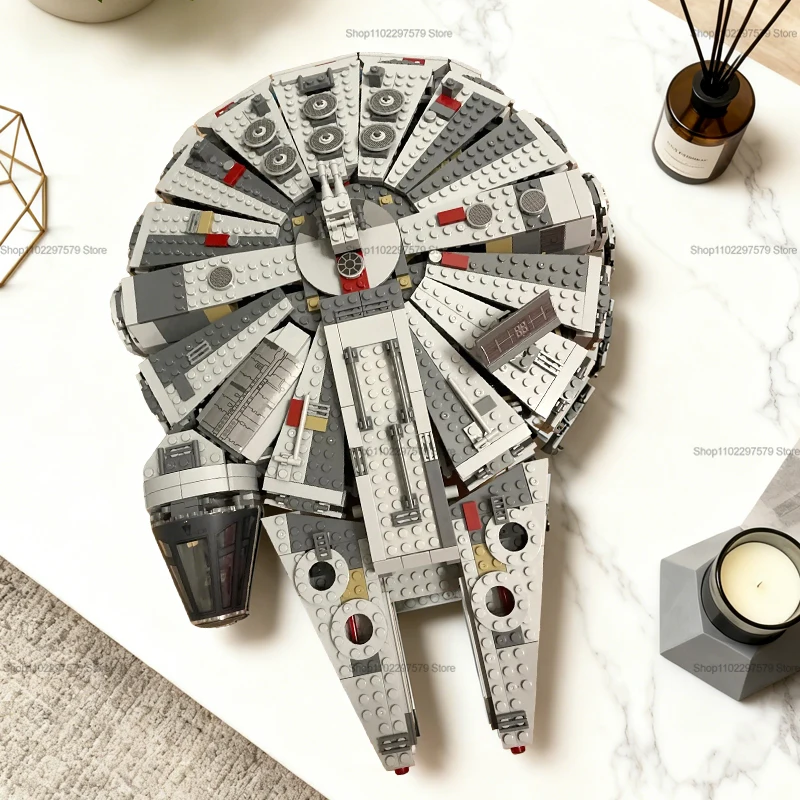 Ensemble de blocs de construction de vaisseau spatial, 1381 pièces, modèle créatif, Kit de bricolage pour enfants, jouet éducatif STEM, cadeau pour adultes, décoration de maison ou de bureau, nouvelle collection