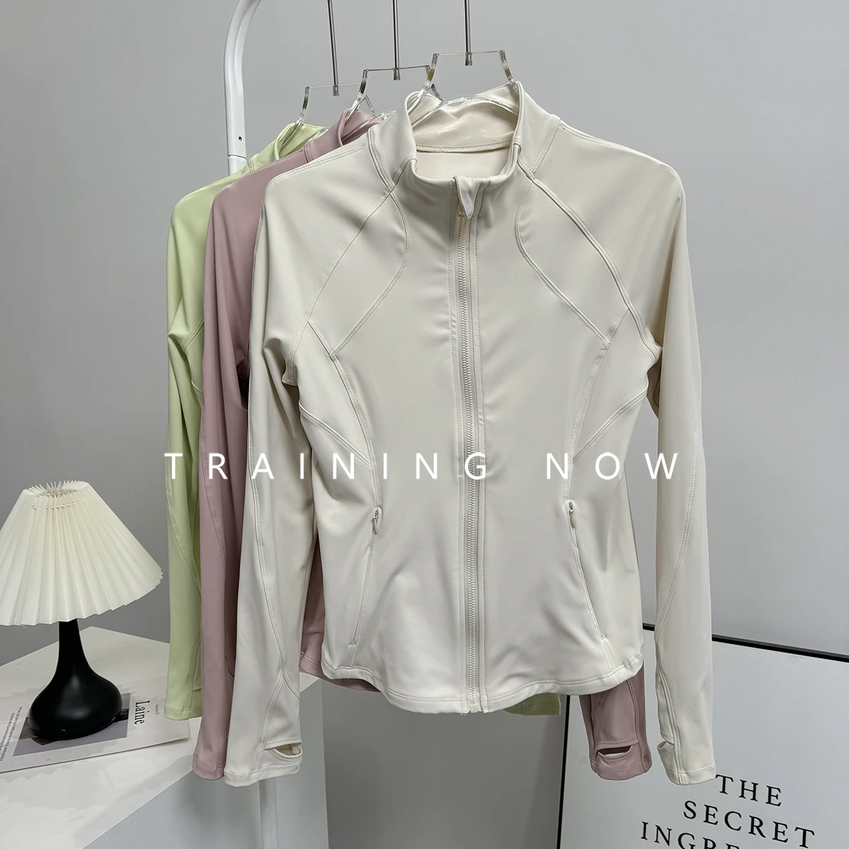 

Yoga jacket for women new style spring and autumn professional fitness running fast dry long sleeve tight slim sports top