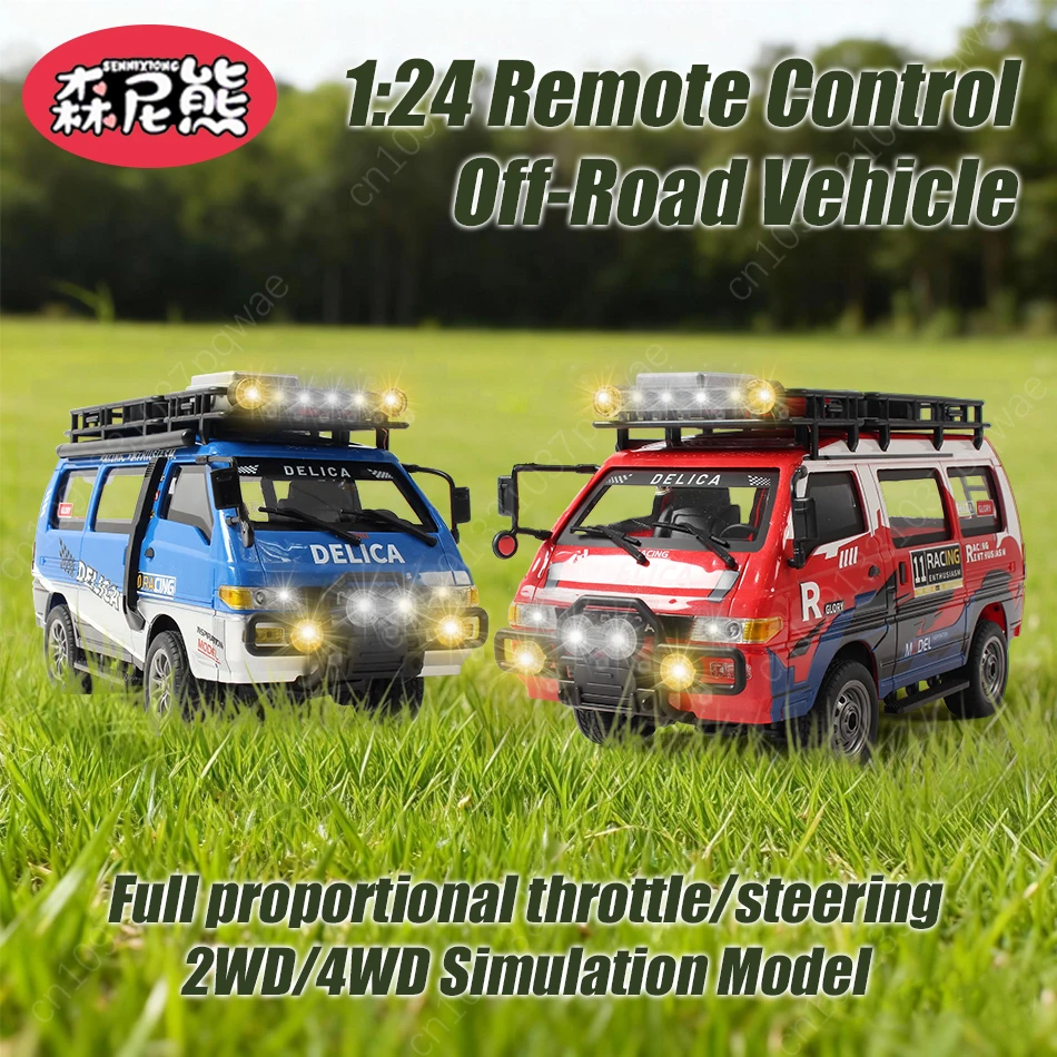 

SENNIXIONG 1/24 2WD 4WD Remote Control Classic Off-road Vehicle Commercial Car RTR Speed Drift Climbing Alloy Truck Holiday Gift