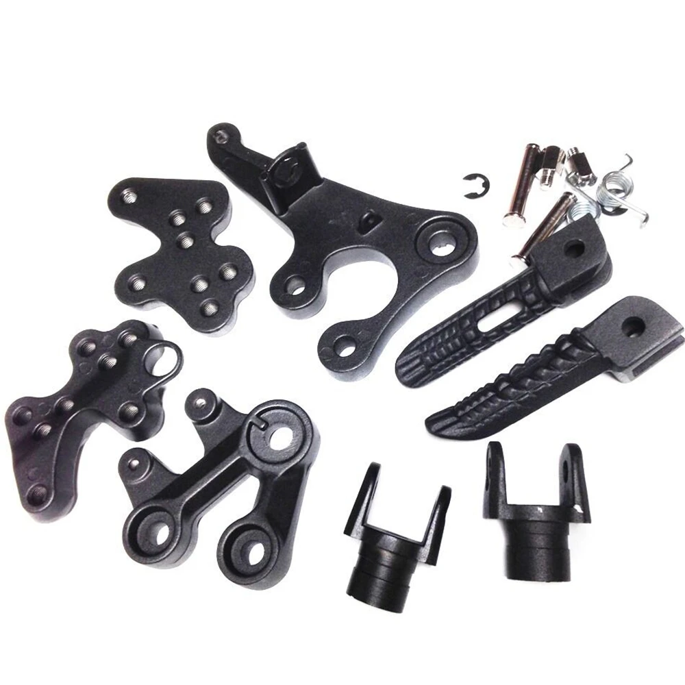 Front Foot Pegs Bracket for Suzuki GSXR1000 2005 2006 2007 2008 2009 2010 2011 05-11 Aftermarket Motorcycle Parts Rider Black