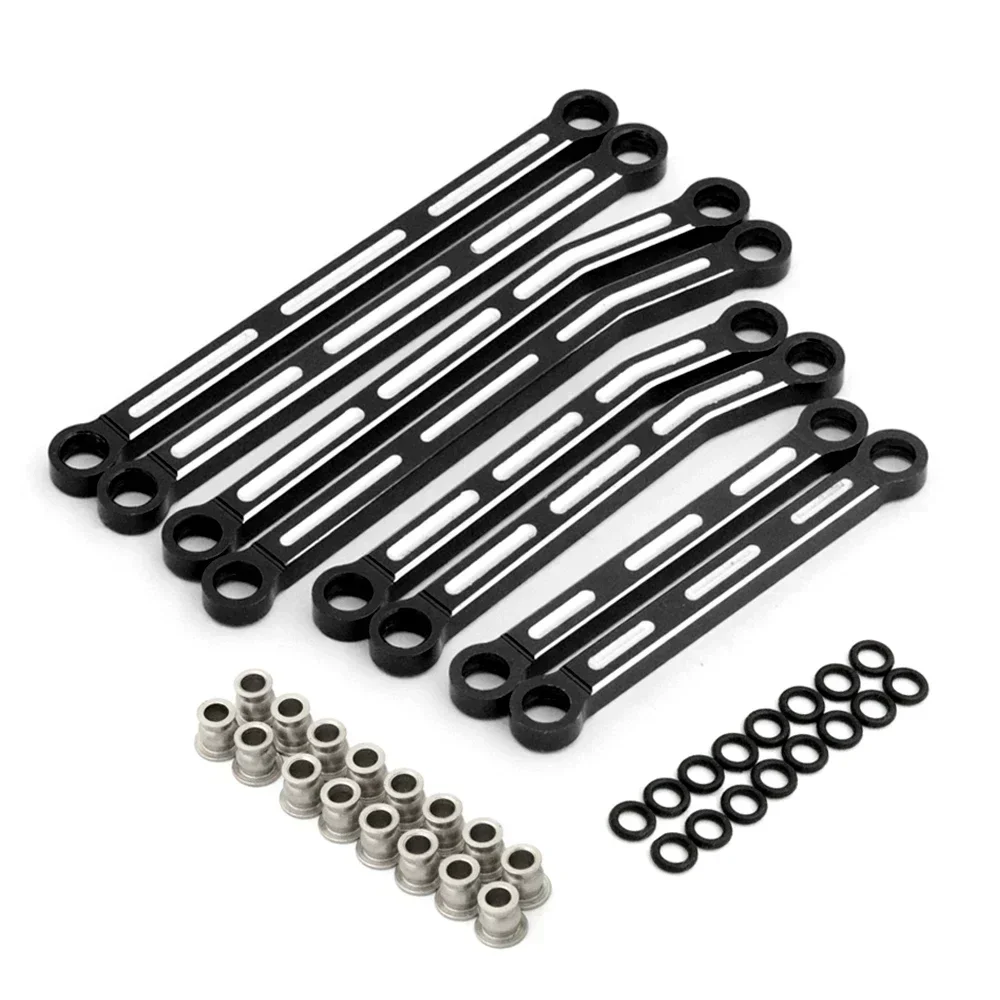 Liga de metal ligação tie link rod kit aumentado para trxs trx4m bronco defender 1/18 rc rastreador modelo carro peças atualização