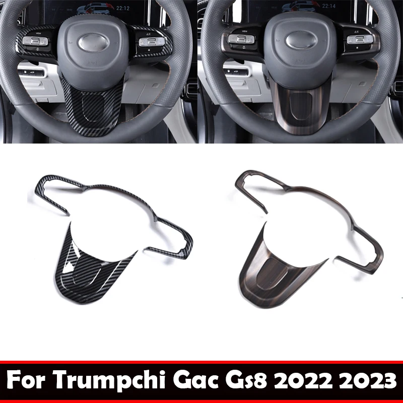 

For Trumpchi GAC Gs8 2022 2023 ABS Steering Wheel Panel Switch control Button Cover stickers Trim Auto Interior Accessories