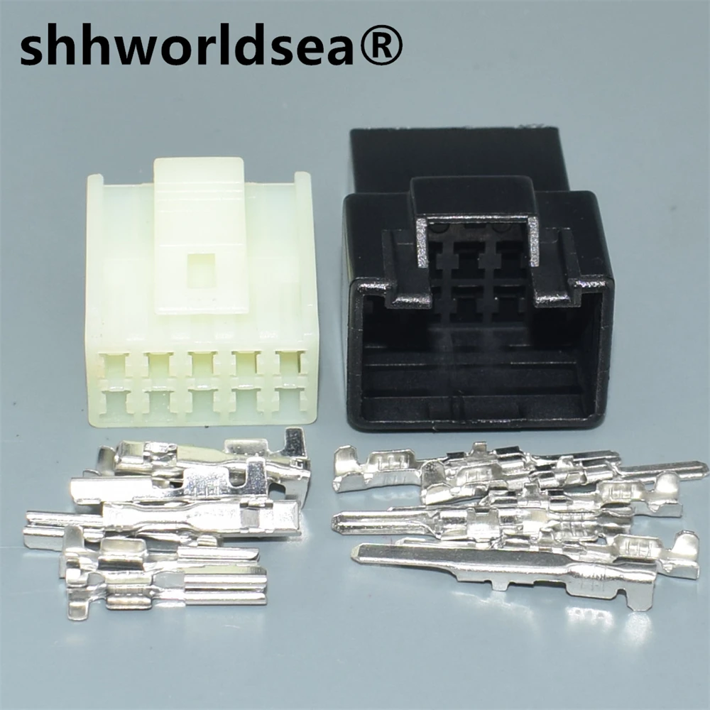 shhworldsea 10 Pin 2.3mm  6090-1220 6090-1056 Automotive Wiring Harness Plug Cable Sockets