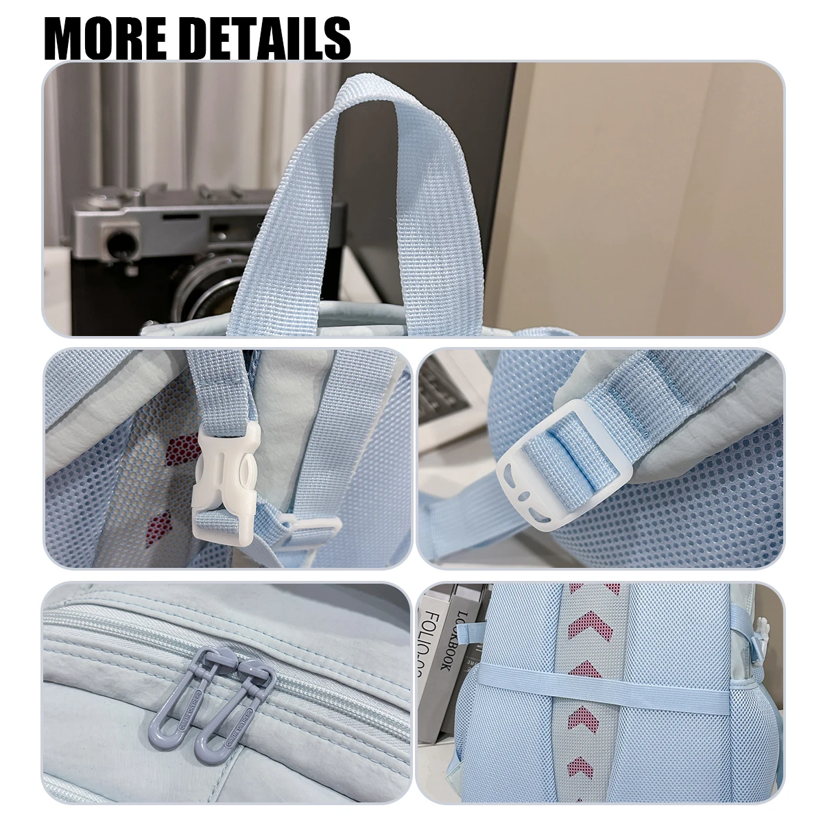 Mochilas escolares para estudiantes de primaria para niños de tres a seis grados, gran capacidad, estudiantes de secundaria, estudiantes de secundaria, mochilas de nuevo estilo 2025 para mujeres