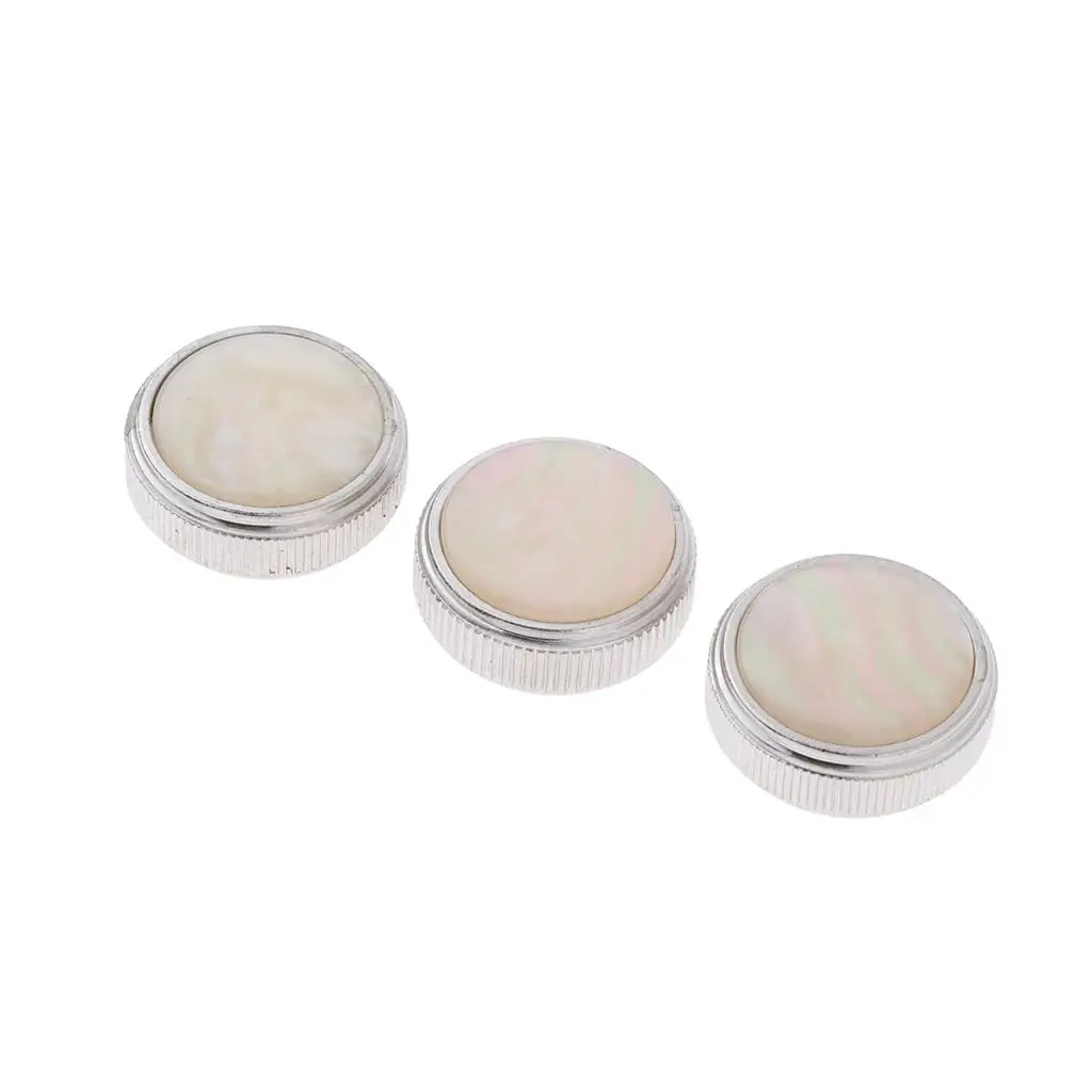 

3x Zinc Alloy Buttons for Euphonium Brass Wind Replacement 1.9cm