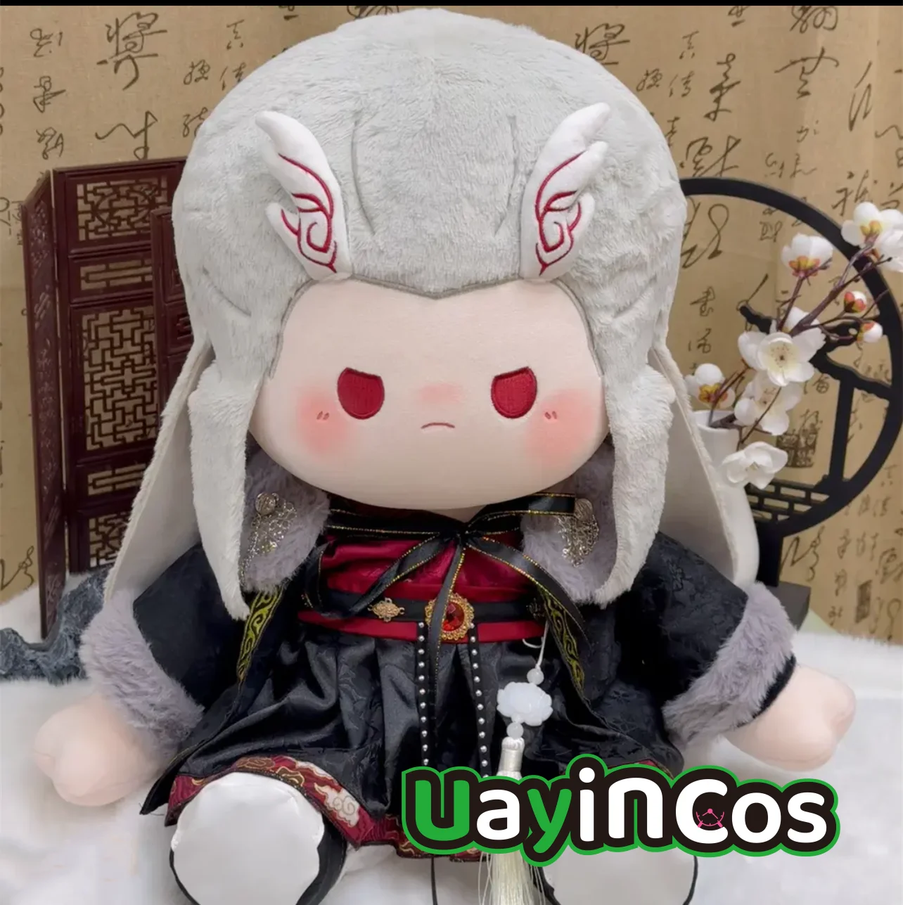 

40 см Ne Zha 2 Demon Ao Guang Nezha Aobing Master, мягкие плюшевые игрушки, хлопковая плюшевая кукла, мягкая подушка, аниме-фигурка, игрушка для детей