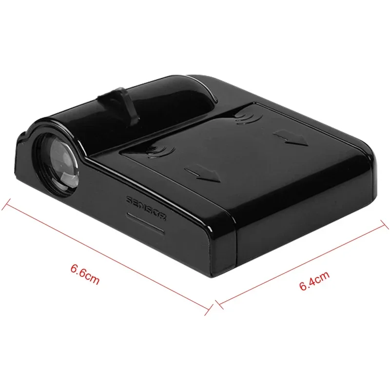2pcs Wireless Universal Led Emblem Car Door Light Luces Projector Courtesy Ghost Shadow Lamp For Bat wing Car Goods - view 3