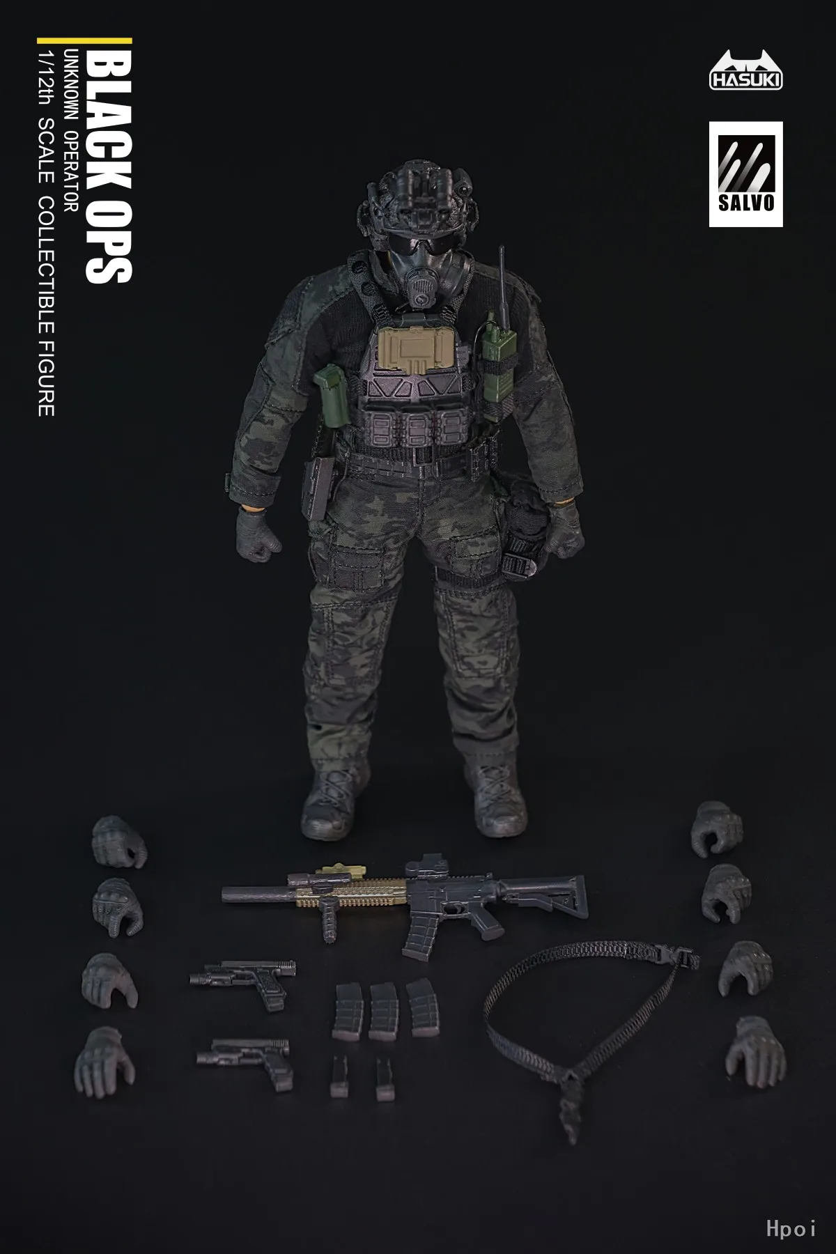 Original】HASUKI SALVO Series SA01 BLACK OPS UNKNOWN OPERATOR 1/12