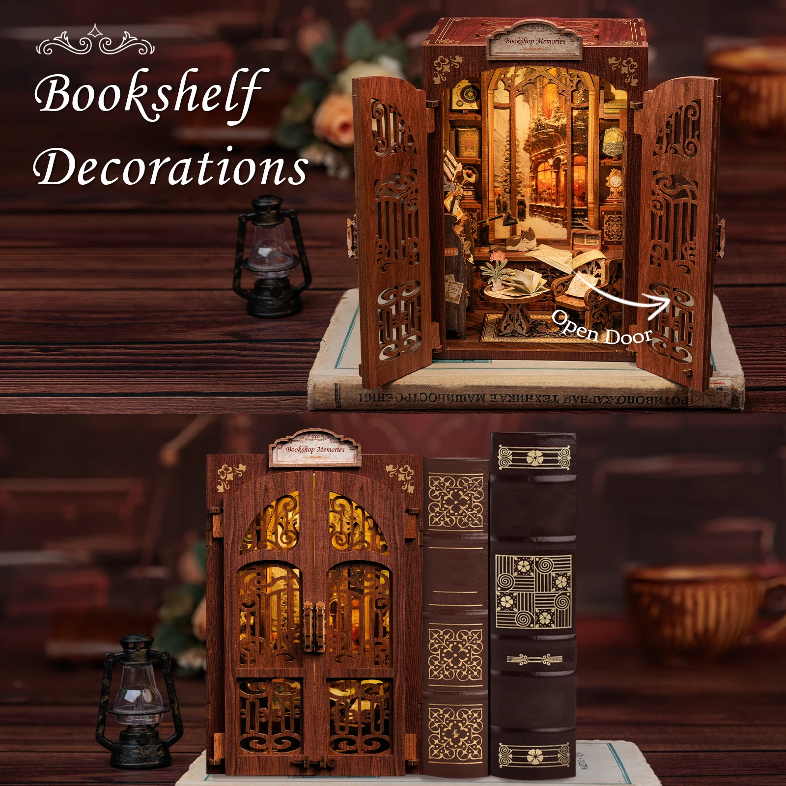 Woodworking Book - Original CUTEBEE 127pcs Bookshop Memories Book