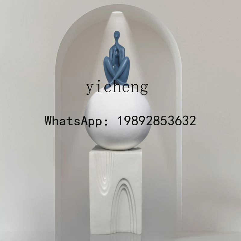 X1  portrait sculpture floor-to-ceiling booth clothing store decoration  heightening arrangement geometric base model platform