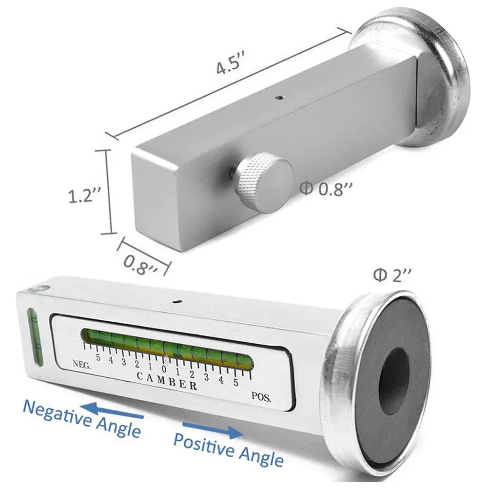 Universal Auto Gauge Tool Measure Tools Camber Castor Strut Wheel Alignment Angle Gauge for Car Truck Magnetic Auxiliary Tool