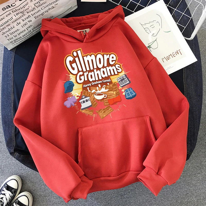 Gilmore Girls Y2k Sweatshirt Cartoon Graphic Streetwear Women Mange Pullovers Kawaii Clothes Funny Fashion Casual Hoodies Female