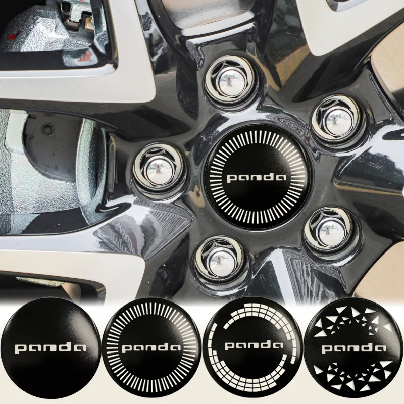 

4pcs 56/60/65mm Alloy Car Wheel Hub Center Stickers for Fiat PANDA Logo Idea PUNTO LINEA MOBI SEDICI Seicento Stilo TIPO TORO