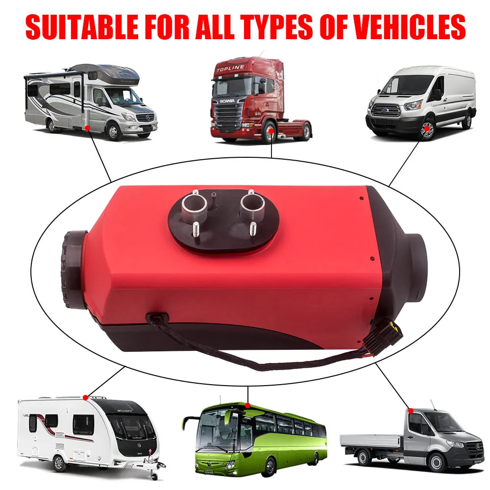 12V 5KW Diesel Air Heater Parking Heater LCD+ Remote Control Caravan RV Pickup