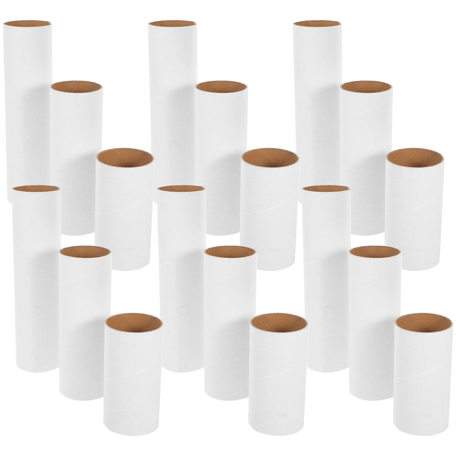 

18pcs Paper Tube Wind Chime Cylinder Roll Craft Round Cardboard Tubes Diy Art Projects Outdoor Travel-Friendly Kindergarten