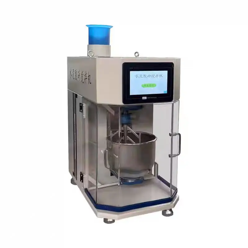 Лабораторный миксер 5 л с высокой точностью и бесступенчатой регулировкой скорости для цементного раствора, малогабаритное испытательное оборудование, гарантия 1 год