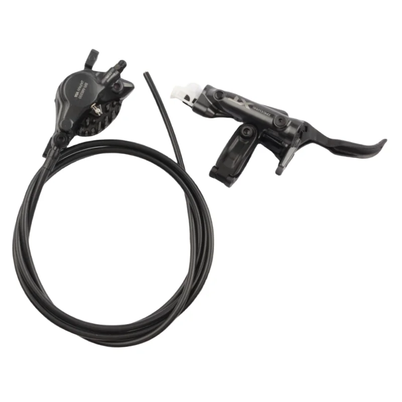 Shimano DEORE XT M8200 Bremse hydraulische Scheibenbremse 2-Kolben M8220 4 Kolben MTB mit J05A ICE-TECH Harzpolster Fahrradteile – Detail 4