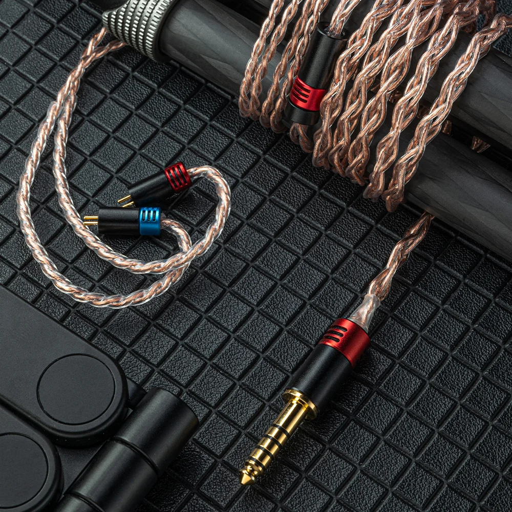 YONGSE Meteor 6N OOC Copper Upgrade Cable 3.5/2.5/4.4 Balanced Plug Options MMCX/2Pin/Qdc Connection Cost Effective