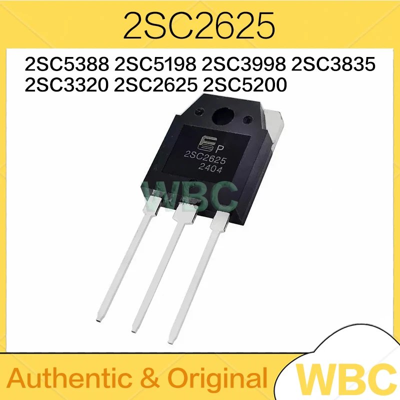 5 Pçs/lote 2SC2625 2SC3320 2SC3835 TO-3P 2SC3998 2SC5198 2SC5200 2SC5388 TO3P Transistor novo