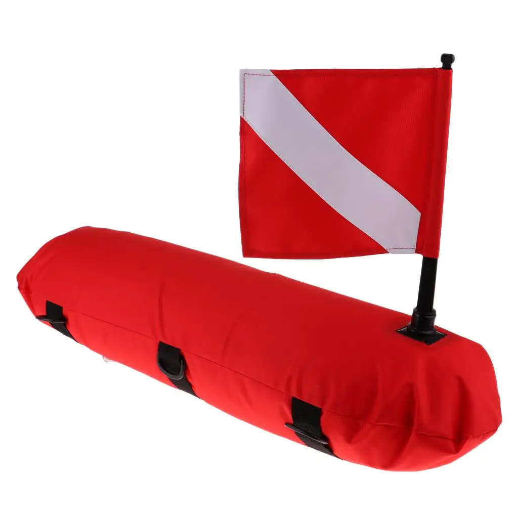 

Heavy Duty Diver Below Buoy Inflatable Float & Dive Flag for Scuba Diving