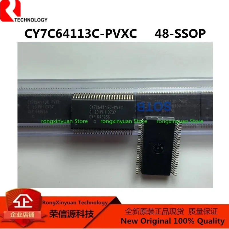 5Pcs/lot CY7C64113C-PVXC 48-SSOP CY7C64113C Full-Speed USB (12-Mbps) Function Original New 100% quality
