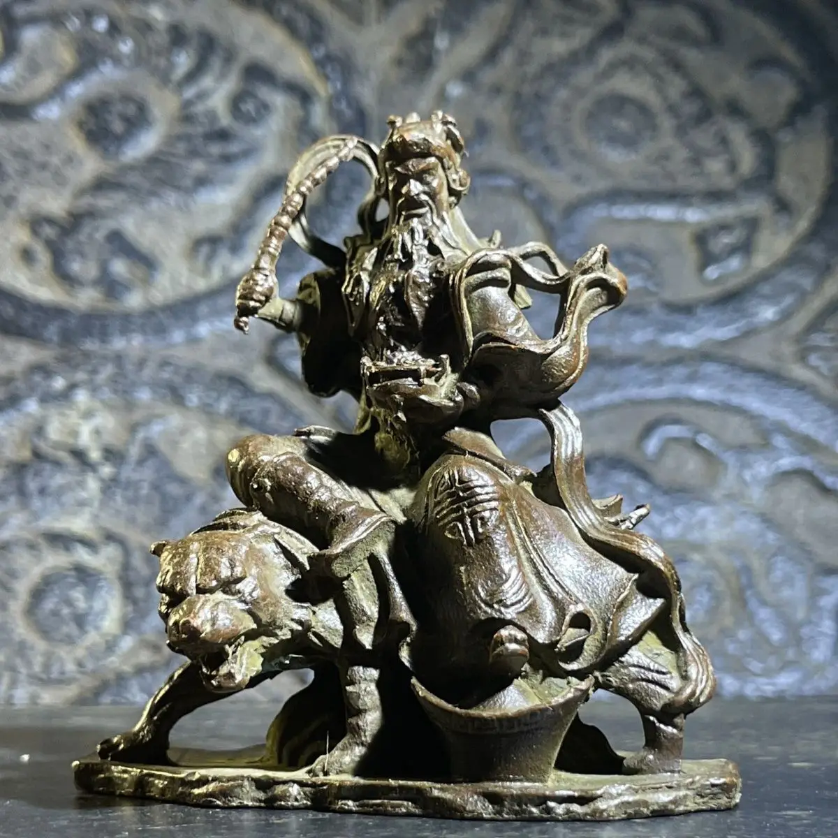 Zhao Gongming Riding The Tiger Statue The God of Wealth To Attract Wealth Move