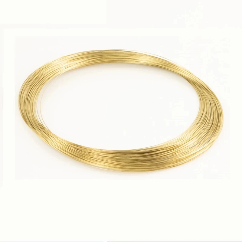 0.1mm/0.5mm/0.8mm/1.0mm/1.5mm/1.8mm2.0mm/ 2.5mm/3mm Dia Soft Raw Brass Wire For Model Craft Jewelry Findings DIY