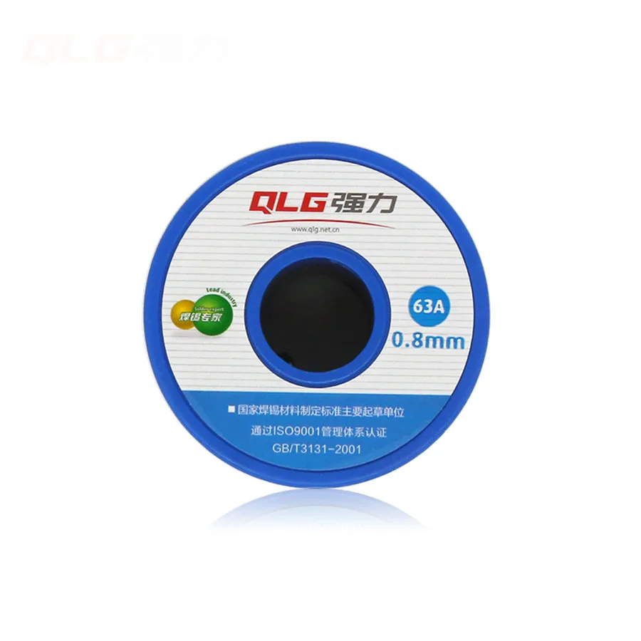 ใหม่ QLG 0.8/1.0Mm 75G/ม้วน55/45ดีบุกโลหะผสมตะกั่ว Rosin Core 2% Flux Reel Welding สายลวดทำความสะอาด Rosin Core