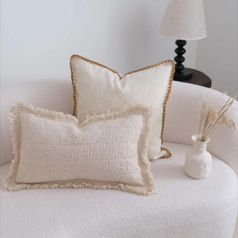 

Khaki Brown Wrinkled Bubbles Cushion Cover Modern Design Decorative Pillow Covers Luxury Sofa Headboard Pillowcase Home Decor