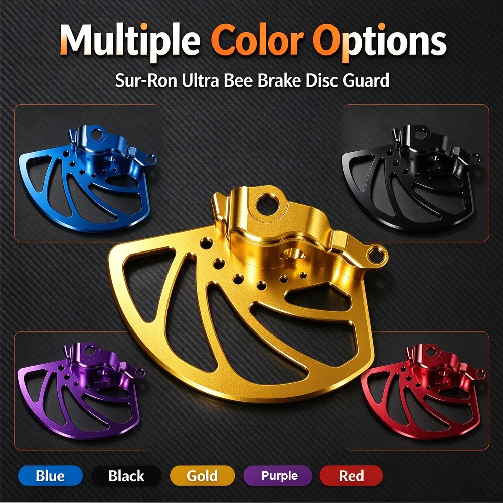 Front Rear Brake Disc Guard Rotor Protector For Surron Ultra Bee E-dirt Bike Off Road Mod Accessories front rear disc guard