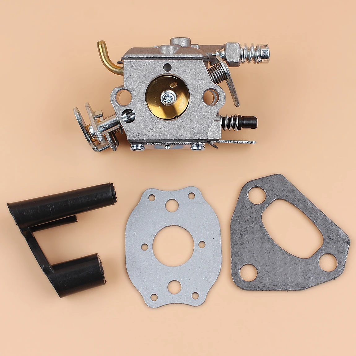 Carburetor Muffler Gasket Adapter Kit Fit HUSQVARNA 137 142 136 141 36 41 Walbro Carb WT-834 Chainsaw Parts