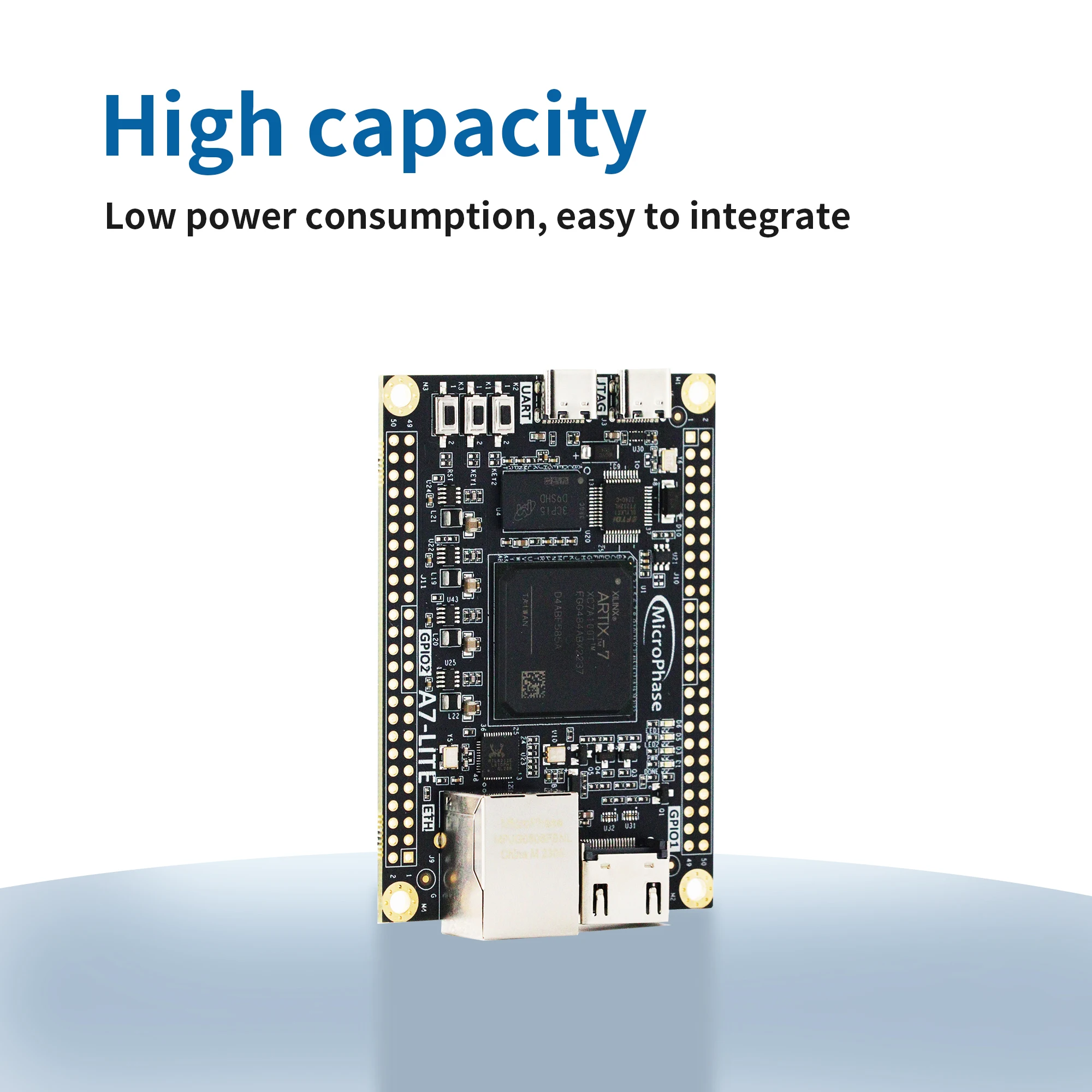 MicroPhase A7-Lite Xilinx Artix-7 FPGA Demo Board XC7A35T XC7A100T AC7A200T FPGA Development Board Kit Core Borad