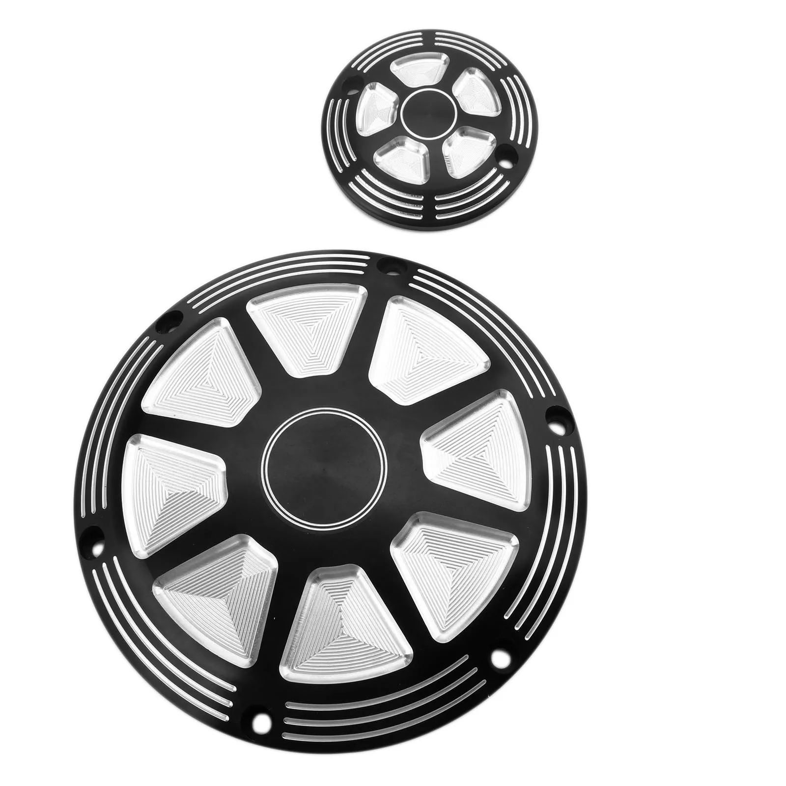 

Mtsooning 2pcs Timing and Derby Cover for Harley Davidson XLH 883 Sportster 1986-2004 XL 883 Sportster Custom 1998-2008 883L