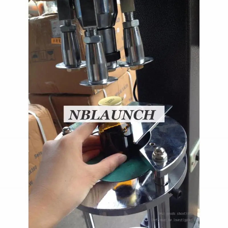 Metal Lid Capper White Wine Bottle Cap Capping Machine Olive Oil Whisky Lid Cover Locking Pressing Aluminum Metal Caps Sealer