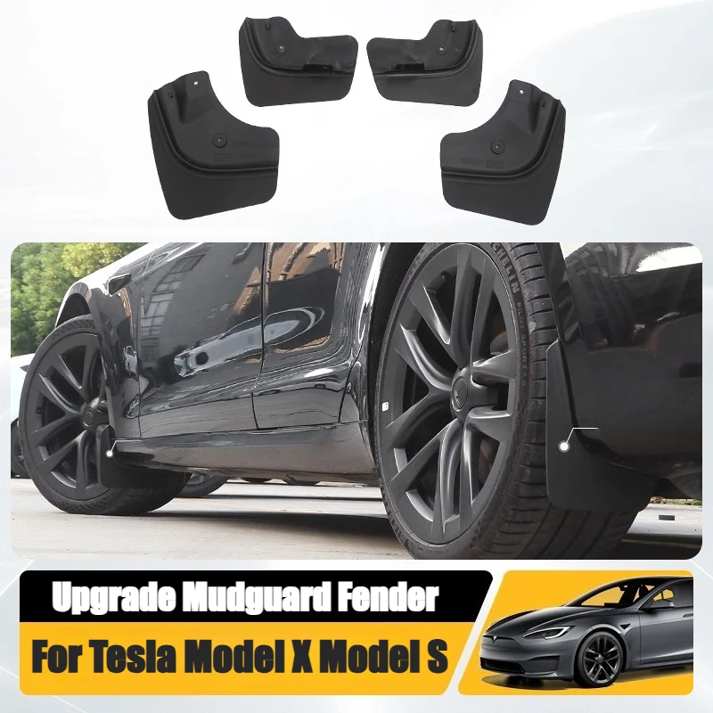 

Обновленное брызговик, защита от брызг для Tesla Model X Model S 2022-2025, внешние аксессуары для автомобиля, 4 шт.