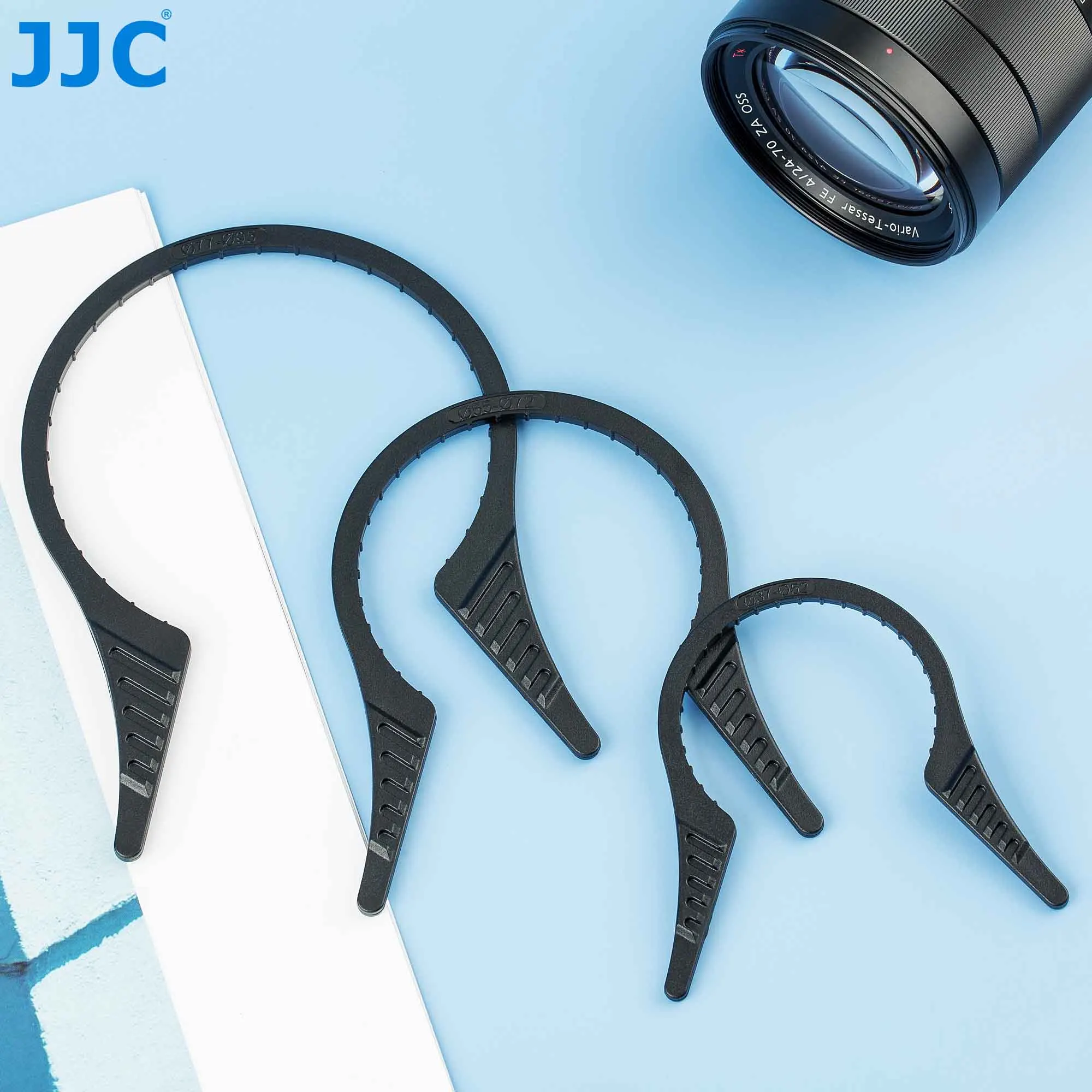 JJC Camera Lens Filter Wrench kit CPL UV ND Filter disassembly Wrench kit Suitable for Camera Filter 37-52mm 55-72mm 77-95mm