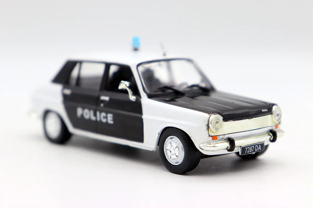 New 1/43 Scale Simca 1100 Police-car Models By Atlas Editions For Collection Diecast Alloy Toy Cars Gift