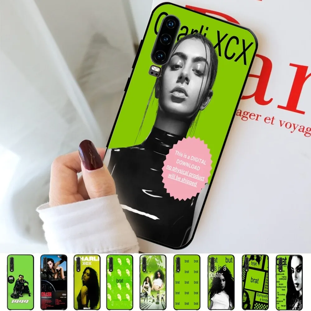 BRAT Charli XCX UK Singer Phone Case For Huawei P 8 9 10 20 30 40 50 Pro Lite Psmart Honor 10 lite 70 Mate 20lite