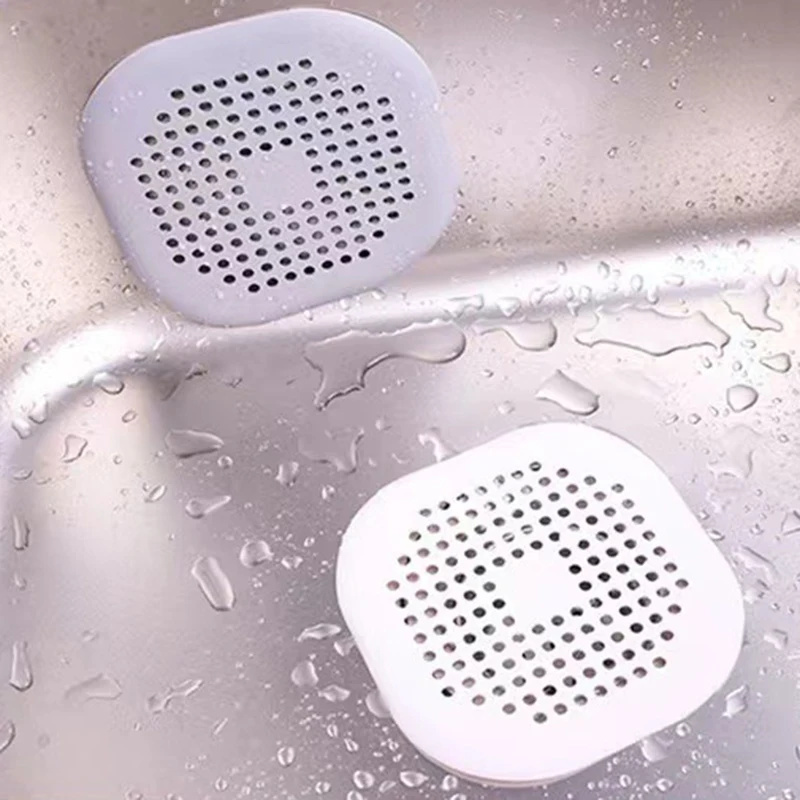 

Shower Drain Strainer Hair Catcher Sink Strainer Cover Kitchen Sink Sewer Silicone Strainer Bathroom Floor Shower Drain Filter