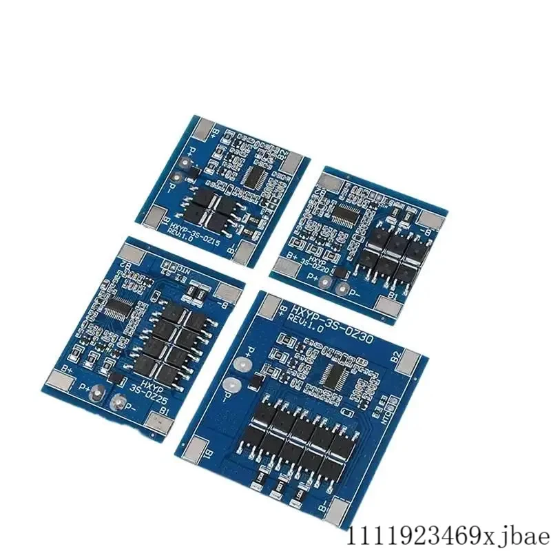 3S 15A 20A 25A 30A 18650 Lithium BMS Active Equalisation Module With Overcharge/Overdischarge Temperature Control Protection