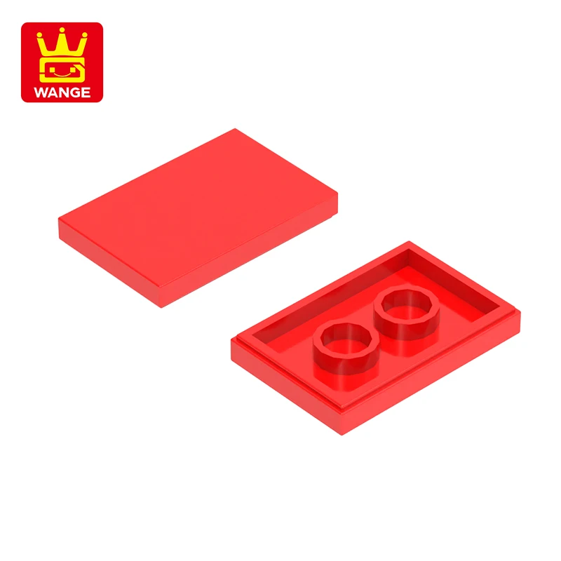WANGE 26603 100g/140 pièces briques à figures fines sans trou lisse 2x3 points bloc couleur Moc Compatible avec brique bricolage avion technique