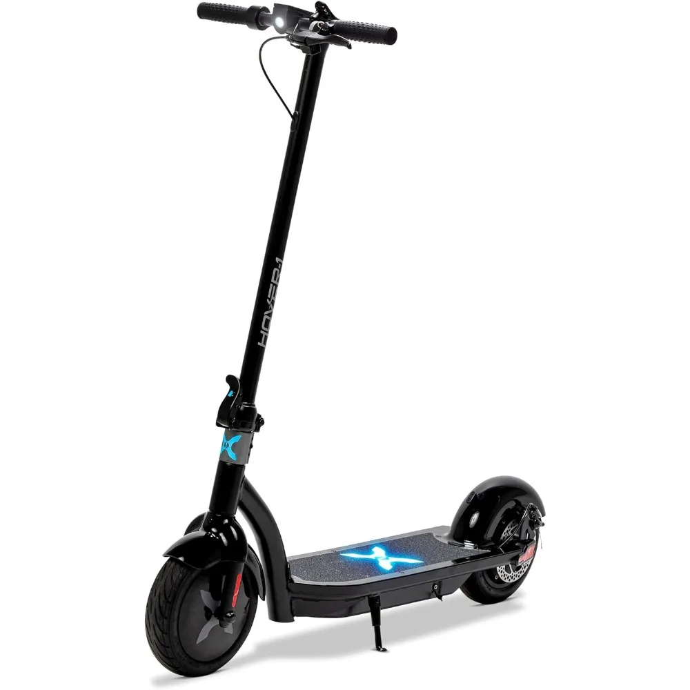 

450W Motorized Foldable Scooter: 18 mph Speed, 12 Miles Range, 10-Inch Air-Filled Tires