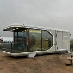 Cruiser Style Life Living Mobile Container Hotel  Prefabricated Futuristic Capsule Sapce House Villa Prefab Home Stay