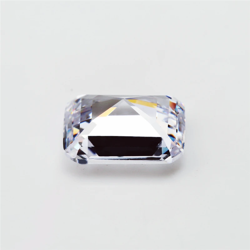 3x5~10x12mm Octangle Shape Emarald Cut VVS1 D Color Lab Grown Loose Moissanite Stone Test Positive  (5mm-12mm With Certificate)