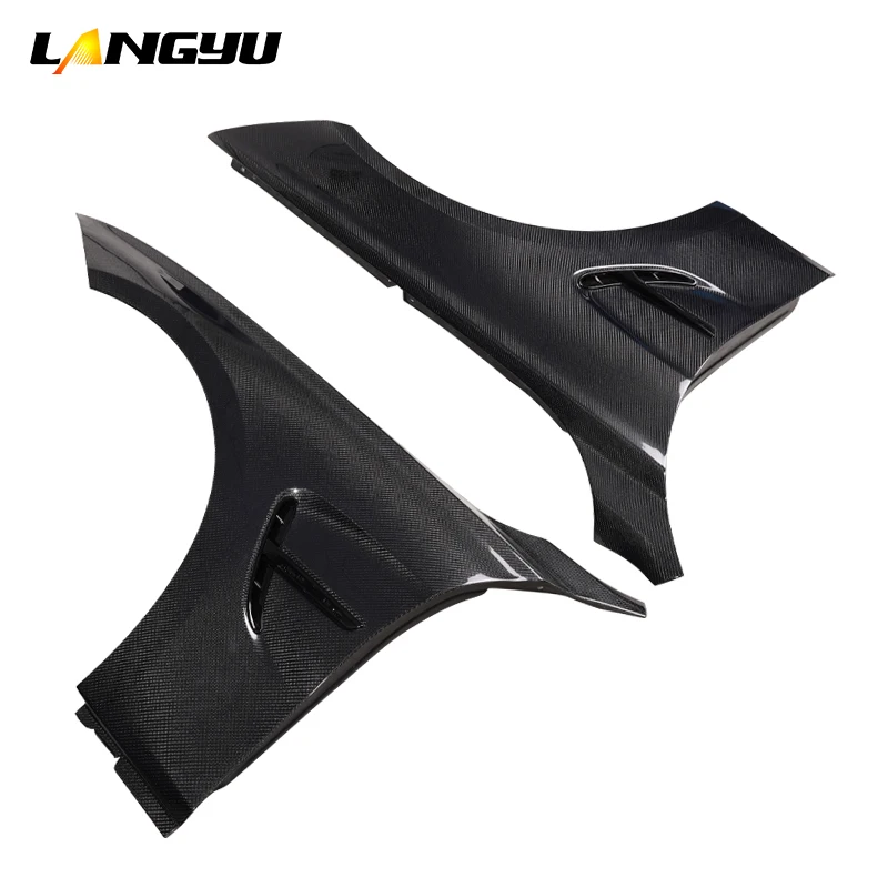 Acessórios exteriores pára-choques laterais do carro f30 f35 a m3 guardas de lama de fibra de carbono para 2013-2018 bmw pára-choques